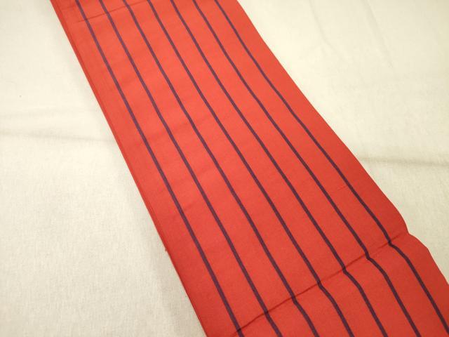 平和屋着物◎本場筑前博多織 両面 半幅帯 献上 証紙付き 正絹 逸品 DABG1550ya
