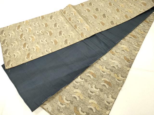 平和屋着物◎アンティーク　大正ロマン　全通柄　京袋帯　花松文　正絹　逸品　DABG1594ya