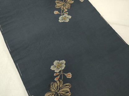 平和屋着物◎アンティーク　大正ロマン　全通柄　京袋帯　花松文　正絹　逸品　DABG1594ya