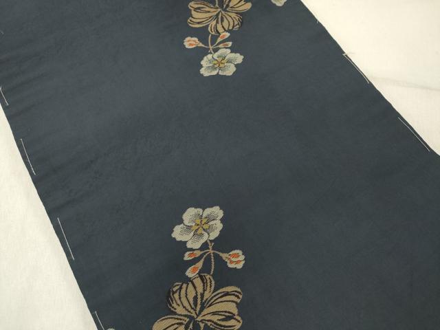 平和屋着物◎アンティーク　大正ロマン　全通柄　京袋帯　花松文　正絹　逸品　DABG1594ya