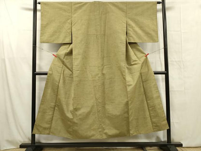平和屋着物■大原紬　抽象文様　証紙付き　正絹　逸品　DABG1634ya