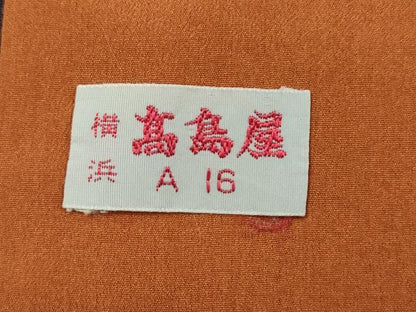 平和屋着物■小紋　草花文　さんび謹製　高島屋扱い　洗える着物　DABG1643qa