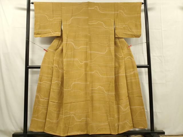 平和屋着物■上質な小紋 抽象文様 正絹 逸品 DABG1653ya