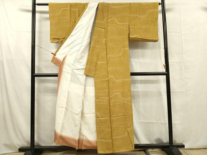 平和屋着物■上質な小紋 抽象文様 正絹 逸品 DABG1653ya