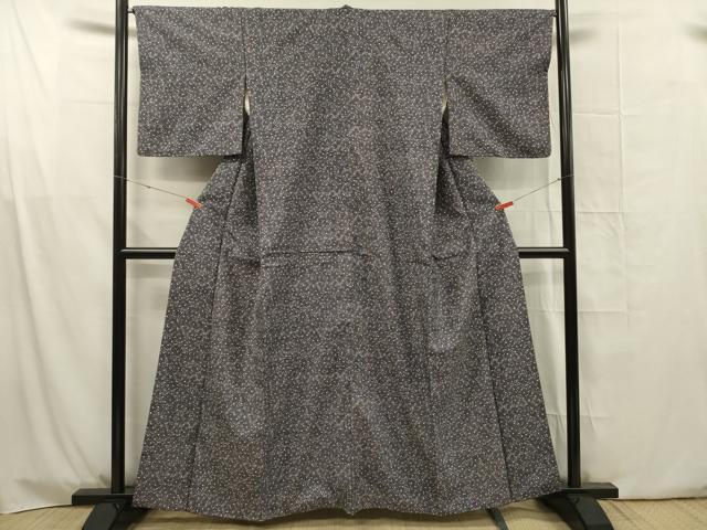 平和屋着物■江戸小紋　大小あられ　正絹　逸品　DABG1672ya
