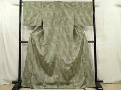 平和屋着物■上質な紬　抽象文様　やまと誂製　正絹　逸品　DABG1675ya