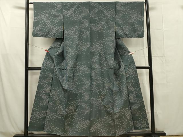 平和屋着物■本場大島紬　7マルキ　霰文　正絹　逸品　DABG1684ya