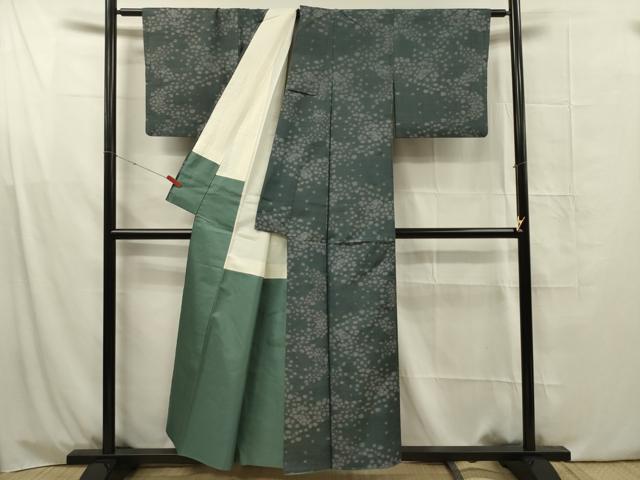 平和屋着物■本場大島紬　7マルキ　霰文　正絹　逸品　DABG1684ya