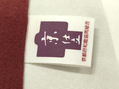 平和屋着物■上質な紬　十字絣　正絹　逸品　DABG1697ya