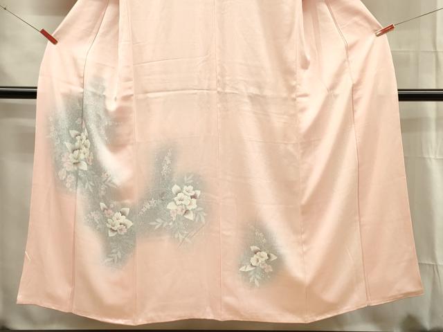 平和屋着物■訪問着　刺繍　草花文　暈し染め　金彩　やまと誂製　正絹　逸品　DABG1710ya