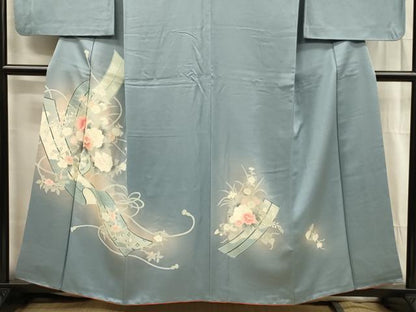平和屋着物■訪問着　花車文　暈し染め　正絹　逸品　DABG1722ya