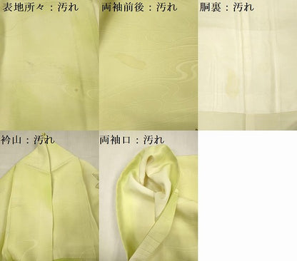 平和屋着物■訪問着　総刺繍　駒刺繍　舞楓文　暈し染め　正絹　逸品　DABG1742ya