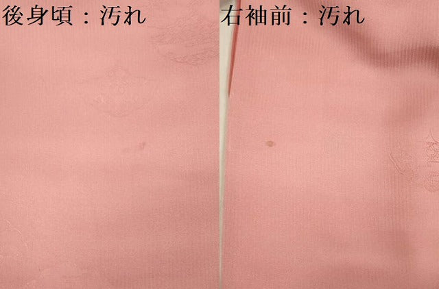 平和屋着物■上質な小紋　雪輪花文　暈し染め　正絹　逸品　DABG1745ya