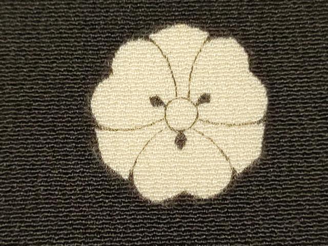 平和屋着物■豪華黒留袖　駒刺繍　草花文　金彩　正絹　逸品　DABG1762ya