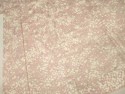 平和屋着物■上質な小紋　枝梅文　正絹　逸品　DABG1790ya
