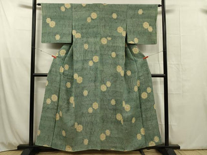 平和屋着物■上質な小紋　正倉院花文　正絹　逸品　DABG1799ya