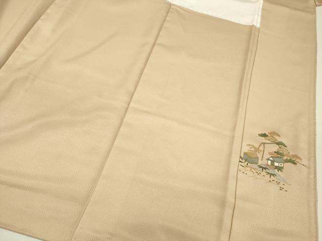 平和屋着物■豪華色留袖　風景花文　枝梅　暈し染め　金彩　正絹　逸品　DABG1805ya