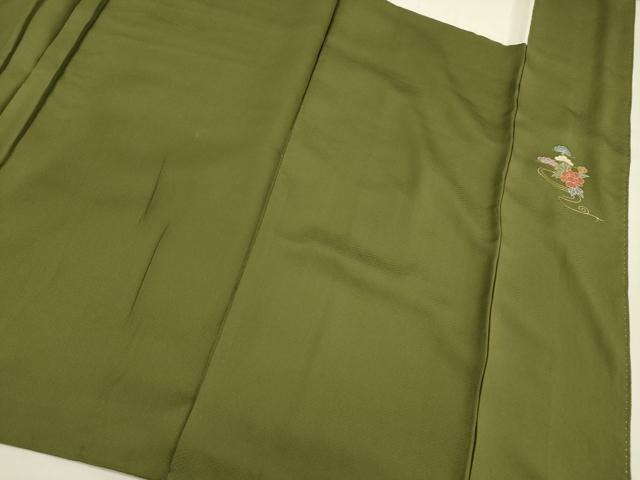 平和屋着物■訪問着　絞り　青海波　扇面草花文　暈し染め　金彩　正絹　逸品　DABG1824ya