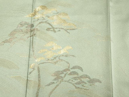 平和屋着物■訪問着　竹屋町刺繍　枝松　金彩　正絹　逸品　DABG1825ya