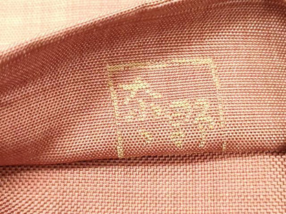 平和屋着物◎六通柄袋帯　作家物　変わり間道　正絹　逸品　DABG1885ya