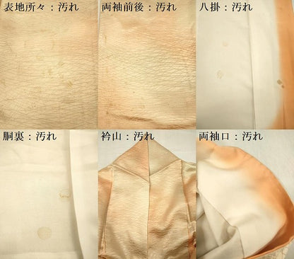 平和屋着物■上質な小紋　芝地紋　暈し染め　正絹　逸品　DABG1906ya