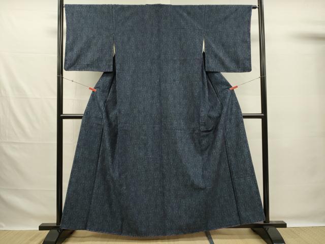 平和屋着物■上質な紬　菊尽くし　正絹　逸品　DABG1963ya