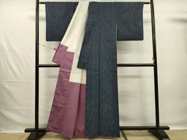平和屋着物■上質な紬　菊尽くし　正絹　逸品　DABG1963ya
