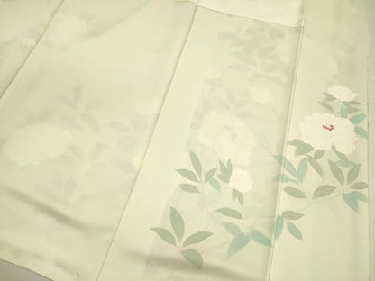 平和屋着物■訪問着　刺繍　花鳥文　暈し染め　金糸　正絹　逸品　DABG1983ya