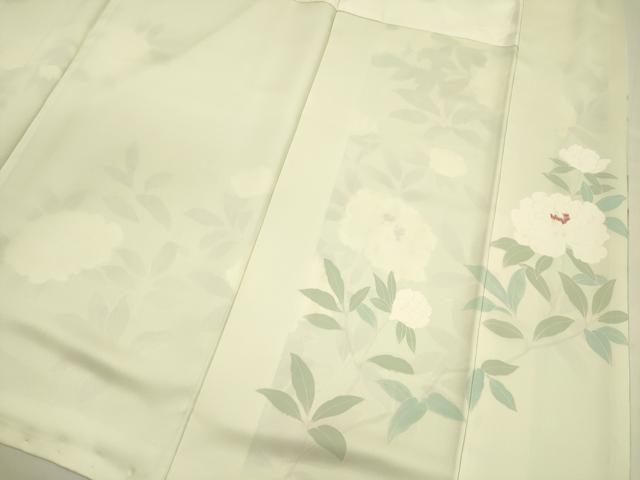 平和屋着物■訪問着　刺繍　花鳥文　暈し染め　金糸　正絹　逸品　DABG1983ya
