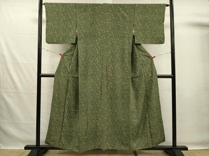 平和屋着物■上質な小紋　宝尽くし花文　正絹　逸品　DABG1998ya