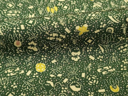 平和屋着物■上質な小紋　宝尽くし花文　正絹　逸品　DABG1998ya