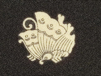 平和屋着物■豪華黒留袖　駒刺繍　飛鶴文　金彩　正絹　逸品　DABG1999ya