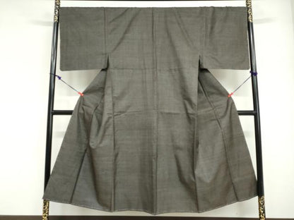 平和屋着物●男性　本場大島紬　アンサンブル　長羽織　100亀甲　総詰め　正絹　逸品　未使用　DABG2099ud