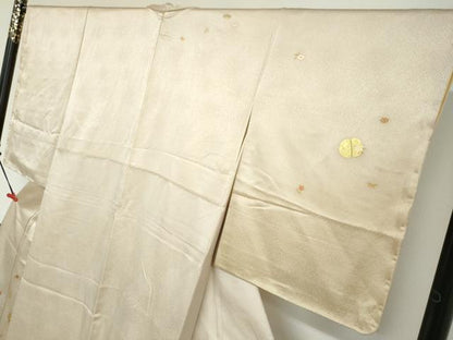 平和屋着物●訪問着　駒刺繍　抽象文様　暈し染め　金彩　正絹　逸品　未使用　DABG2103ud