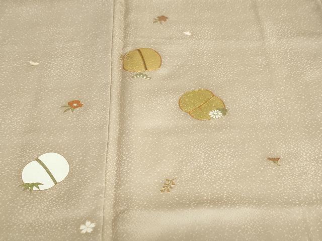 平和屋着物●訪問着　駒刺繍　抽象文様　暈し染め　金彩　正絹　逸品　未使用　DABG2103ud