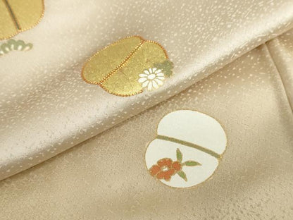 平和屋着物●訪問着　駒刺繍　抽象文様　暈し染め　金彩　正絹　逸品　未使用　DABG2103ud