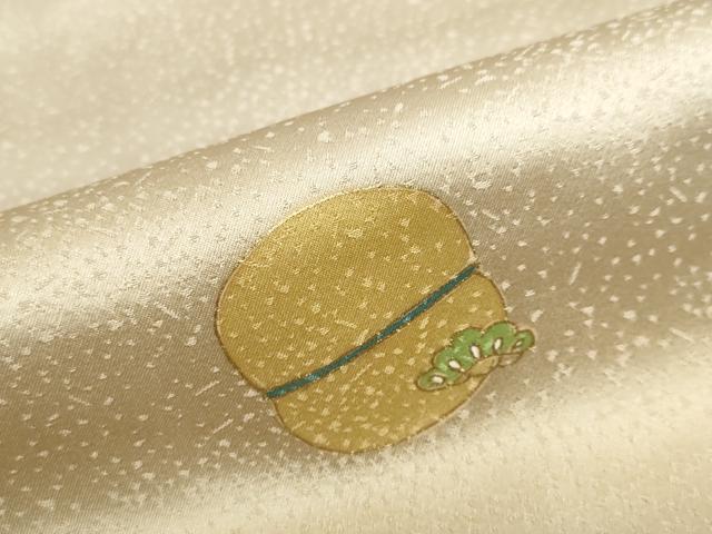 平和屋着物●訪問着　駒刺繍　抽象文様　暈し染め　金彩　正絹　逸品　未使用　DABG2103ud
