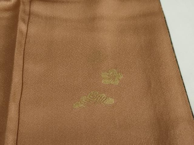 平和屋着物●訪問着　刺繍　草花文　暈し染め　金彩　正絹　逸品　DABG2106ud