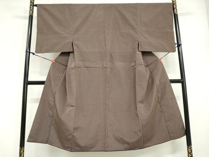 平和屋着物●男性　お召　縞　正絹　逸品　DABG2122ud