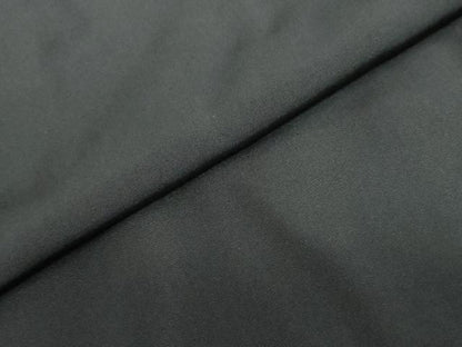 平和屋着物●男性　黒紋付　正絹　逸品　DABG2123ud