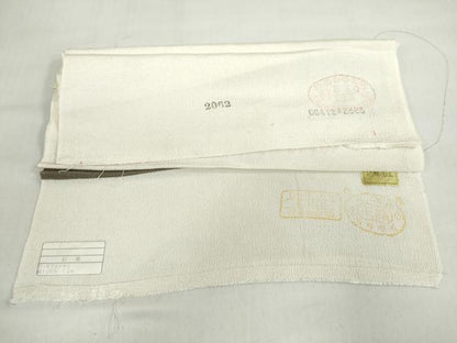 平和屋着物●上質な小紋　型染め　花蝶文　反端付き　正絹　逸品　未使用　DABG2131ud