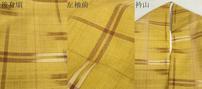 平和屋着物●上質な紬　絣文様　伊勢丹扱い　正絹　逸品　DABG2135ud