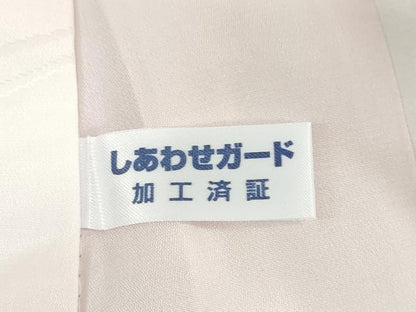 平和屋着物●長襦袢　袷　流水草花文　暈し染め　正絹　逸品　DABG2159ud