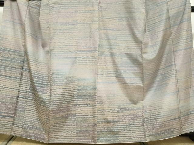 平和屋着物●本場染大島紬　訪問着　霞文　武島織物謹製　証紙付き　正絹　逸品　DABG2166ud