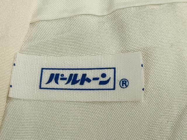 平和屋着物●本塩沢　草花文　三越扱い　正絹　逸品　DABG2170ud