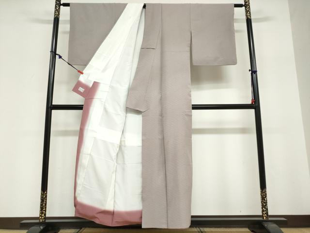 平和屋着物●洗える最高級着物　＜英＞はなぶさ謹製　小紋　斜縞　洗える着物　DABG2175ud