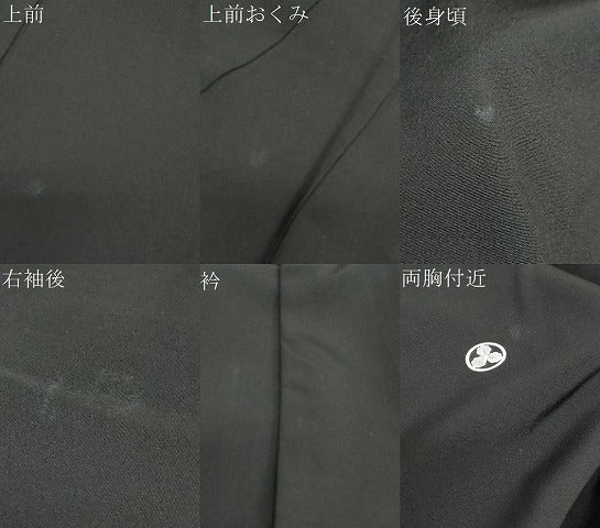 平和屋着物●本加賀友禅作家　西村　央　黒留袖　流水花鳥文　暈し染め　正絹　逸品　DABG2177ud