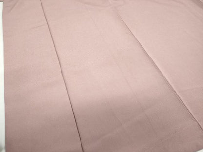 平和屋着物●洗える最高級着物　＜英＞はなぶさ謹製　色無地　胡桃染色　洗える着物　DABG2182ud