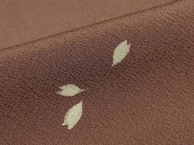 平和屋着物●世界的人形師　辻村寿三郎　ジュサブロー　訪問着　舞桜文　金彩　高島屋扱い　正絹　逸品　DABG2189ud