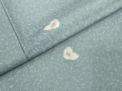 平和屋着物●洗える最高級着物　＜英＞はなぶさ謹製　小紋　舞花文　洗える着物　DABG2191ud